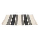 CATIFA LOUXOR DE COTO/FIBRA 45x90 cm. NEGRE/NATURAL (1 UD)