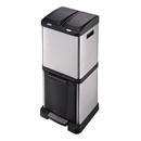 CUBO PEDAL ECOLOGIC HABITEX 3 COMPARTIMENTS 32 litros: 8x2 + 16 litros. (1 UD)