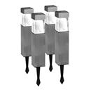 ESTACA SOLAR SET 4 PECES 5 LUMENS funcionamiento 8 horas (1 JOC)