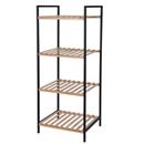 ESTANTERIA AUXILIAR BAMBU 4 estantes 380x325x950 mm. (1 UD)