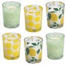 JOC 6 ESPELMES PERFUMADES DE CITRONELA LLIMONES HOME DECO FACTORY CMP (1 JC)