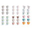 JOC 6 TASSES CAFE SENSE PLAT PCL MOD.SURREALSPRING3 9cl PENGO (1 JC)