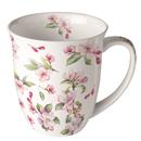 MUG PORCELLANA 0.4lts MOD.SPRING BLOSSOM WHITE AMBIENTE (1 UD)