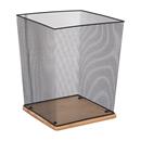 PAPERERA OFICINA METALL/BAMBU HAVI PAPELERA (1 UD)