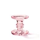 PORTAESPELMES DE VIDRE ROSA GRAN Diam.11xh11cm AMBIENTE (1 UD)